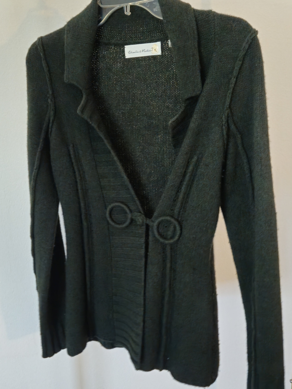 Charlie & Robin Forest Green Cardigan Size Small